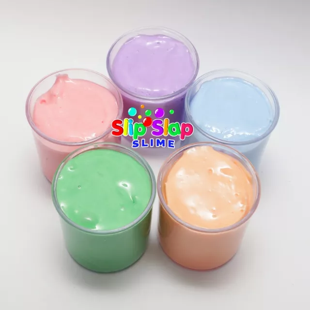 Birthday Party Slime Take Home Gift Bag  5 Pack Rainbow Australian 0.7oz Slimes