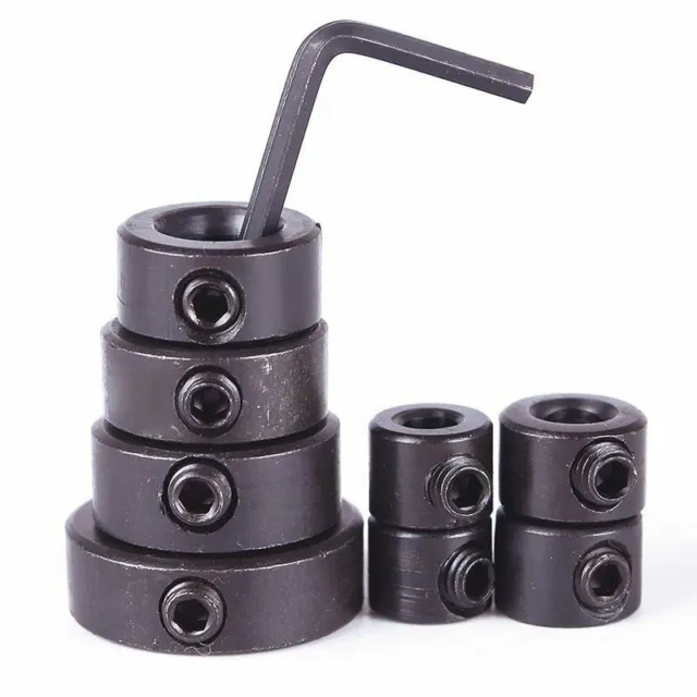 3-16mm Woodworking Drill Locator Drill Bit Depth Stop Collars Ring Position 8pcs