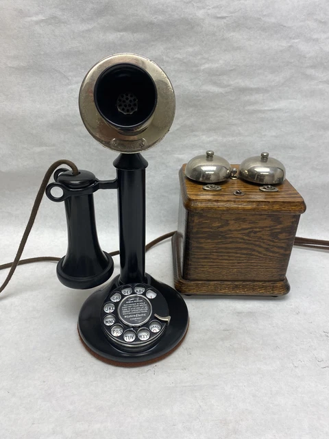 Restored Subset WESTERN ELECTRIC CANDLESTICK Telephone & Subset Restored Working £430. ...