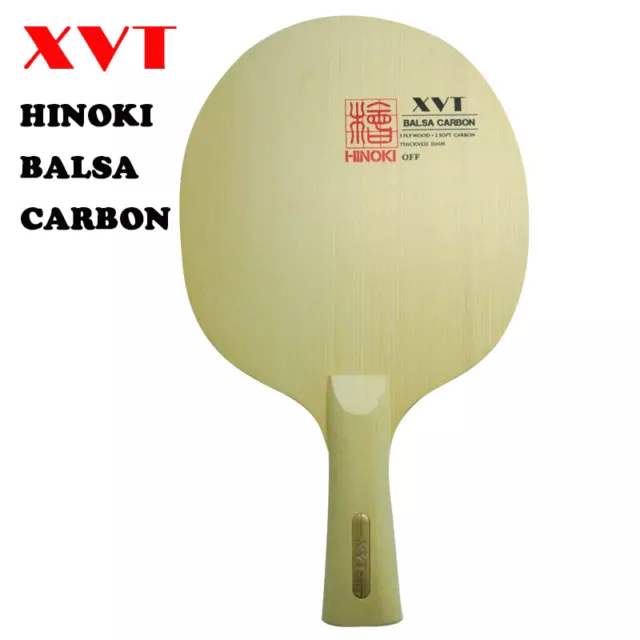 XVT BALSA CARBON  Hinoki Table Tennis Blade/ ping pong Blade  For Long rubber