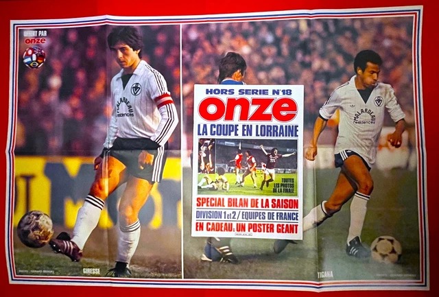 FOOTBALL ONZE HORS SÉRIE n° 32 SPÉCIAL BILAN 1987-88 POSTER MONACO