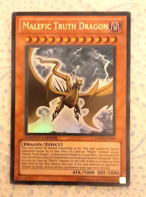 Yu-Gi-Oh! JUMP-EN048 Malefic Truth Dragon Ultra Rare Limited Edition