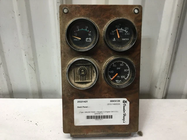 1987-2001 Kenworth T800 GAUGE PANEL Dash Panel - Used | P/N K1525391