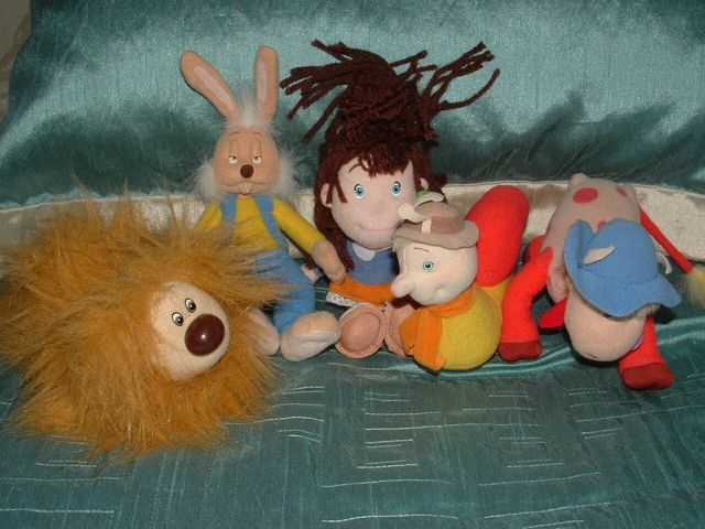 Magic Roundabout Dylan Brian Ermintrude Dougal Florence Beanie Plush Soft Toy