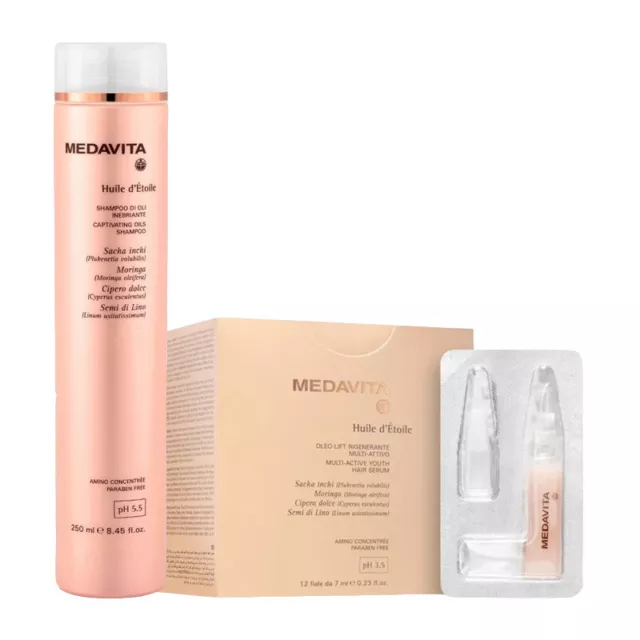 MEDAVITA Kit Huile D'Etoile 250ml + Oleo Lift Régénérant Multi Actif Flacons 12