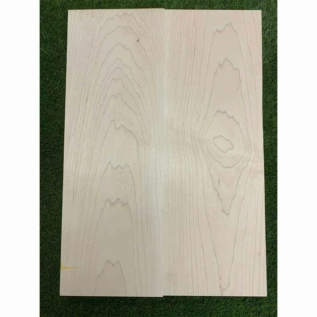 Hard Maple Electric Guitar Body Blank, 2 Piece Glued Solid Body 21"x 14"x 2"