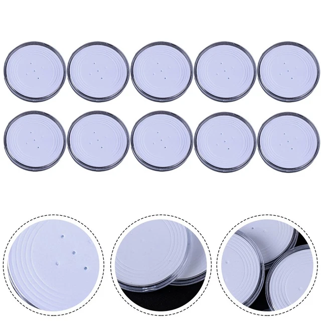 Lot de 100 capsules rondes transparentes pour pièces de monnaie, 40 mm Lot de 100 capsules rondes transparentes pour pièces de monnaie, 40 mm