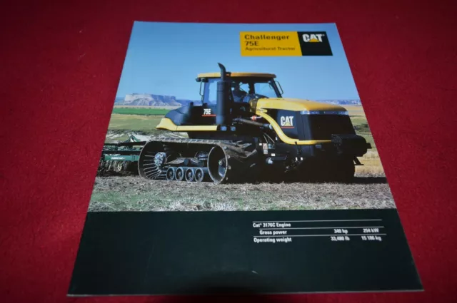 Caterpillar 75E Challenger Tractor Dealer's Brochure DCPA8