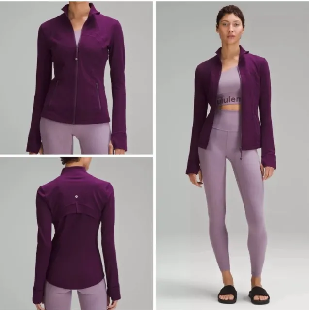 Lululemon Women's Gray Luon Chakra Jacquard Full Zip Define Jacket