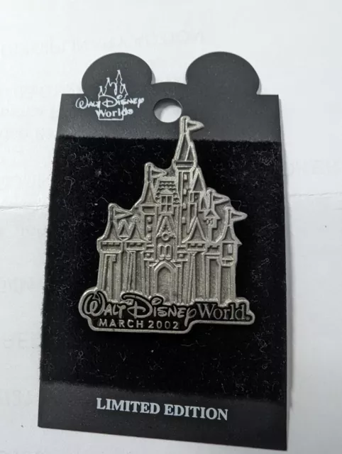 Wdw Disney Main Street Cinema Cinderella Pewter Castle Le 3000 Pin