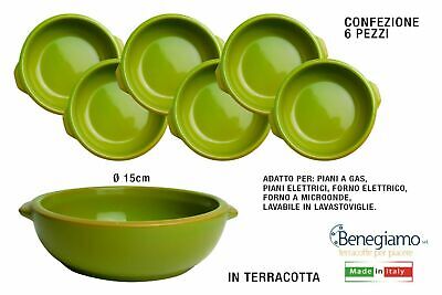 BENEGIAMO TEGAMINI Gnocchi Terracotta Verdi 6PZ Diametro 18PZ 