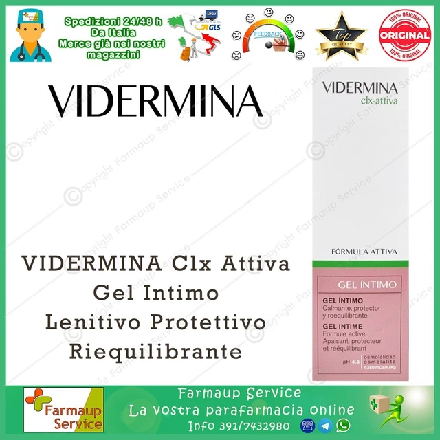 Vidermina Clx Formula Attiva PH 4.5 Gel Intimo Lenitivo Protettivo