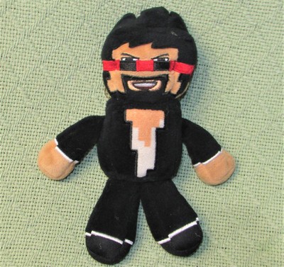 MINECRAFT TUBE HEROES Plush Captain Sparklez Figure Stuffed Character ...