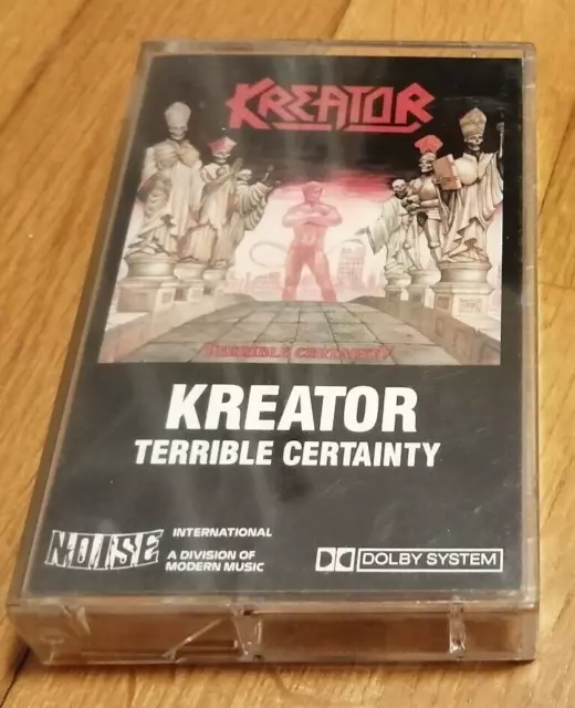 KREATOR terrible certainty tape cassetta 1° stampa heavy metal thrash RARE