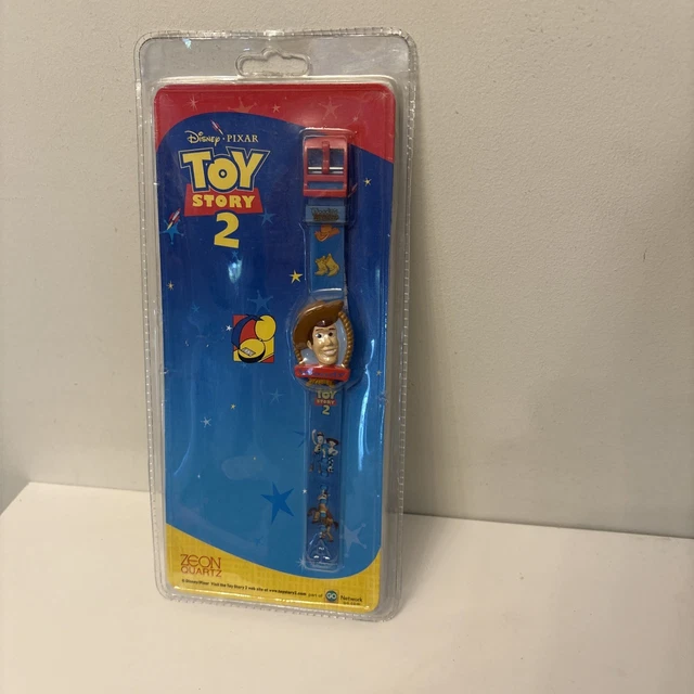 VINTAGE TOY STORY 2 Wrist Watch Sealed 1990 s Zeon QUARTZ Woody Flip Up vintage-toy-story-2-wrist-watch-sealed-1990-s-zeon-quartz-woody-flip-up