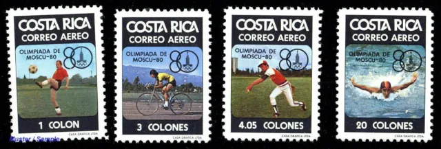 1980, Costa Rica, 1065-68, ** - 1800941