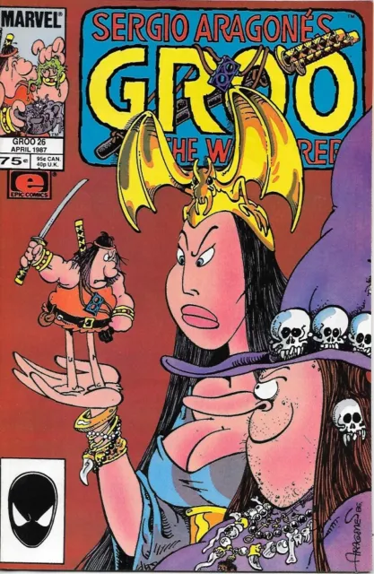 Groo the Wanderer Comic Book #26 Marvel Comics 1987 VERY HIGH GRADE UNREAD NEW