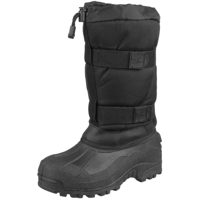 Canadian Winter Snow Ice Boots Extreme Cold Wet Weather Protection Black UK 3-13