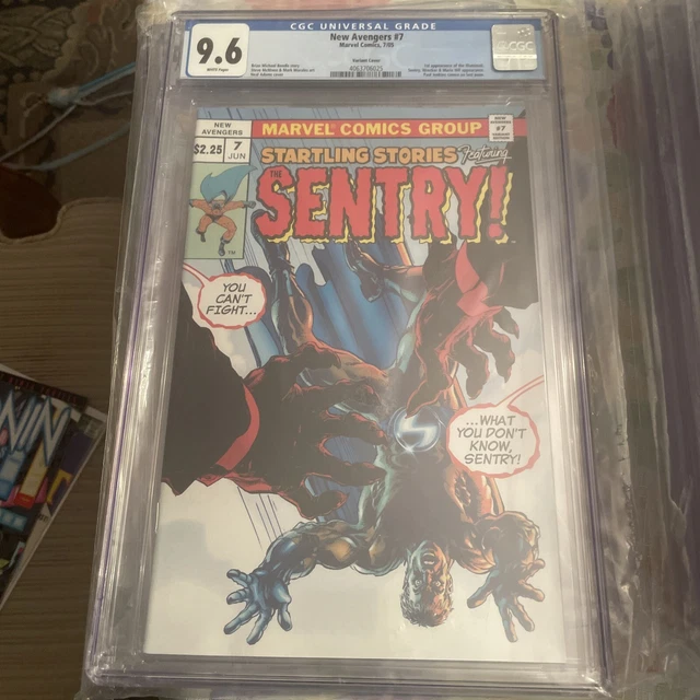 New Avengers #7 2005 1st App of Illuminati 1:10 Ratio Incentive Variant CGC 9.6