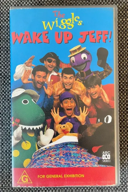 THE WIGGLES Wake Up Jeff! VHS Tape (1996) Rare ABC Video Original Cast 90s VGC