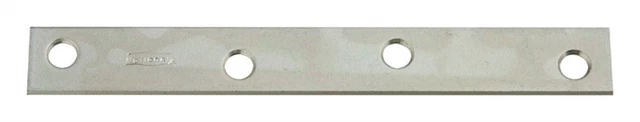 Stanley Hardware 6" x 11/8" Zinc Mending Plates   N220-285 Lot of 4