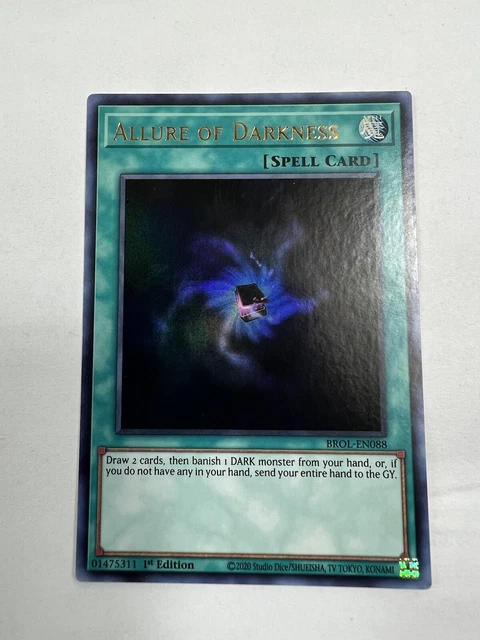 YuGiOh! Allure of Darkness BROL-EN088 Ultra Rare 1st Edition