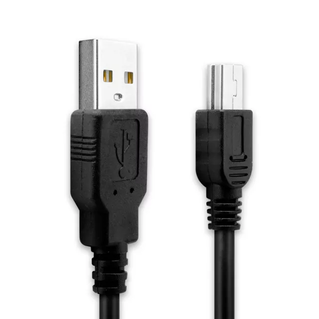 USB Kabel für Garmin eTrex 30 Nüvi 1300 Glo 2 nüvi 510 Ladekabel 2A schwarz