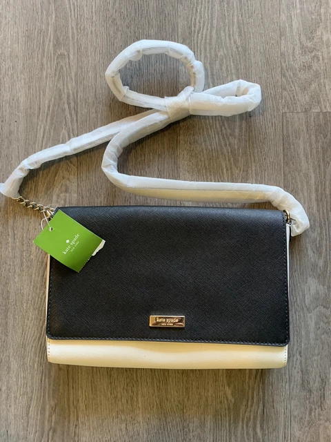 KATE SPADE TILDEN Place Pippa Hare Grey Crosshatched Leather