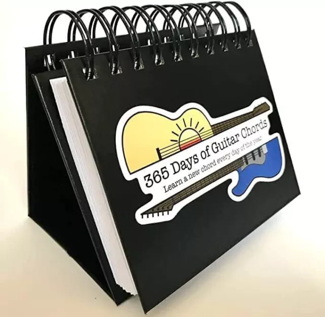 365 DAYS GUITAR Chords Calendar, 2023 Guitar Chord PageADay Calendar