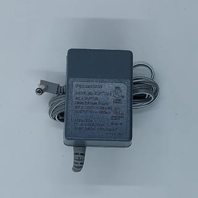 Genuine Panasonic AC Adaptor - Model No. KX-TCA1 - Output 9VDC 350mA