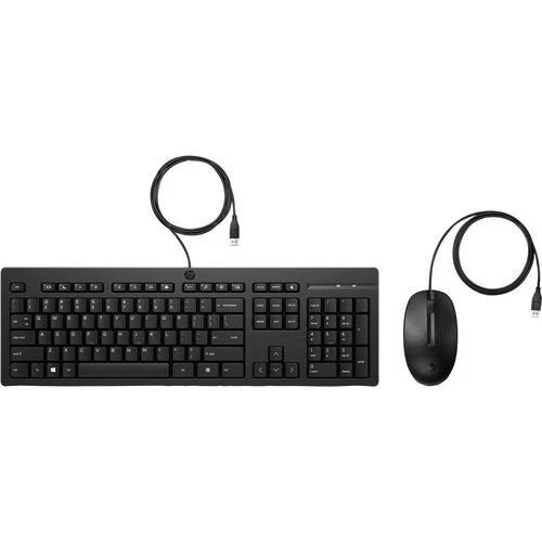 NEW HP 225 286J4AA#ABA Wired Mouse And Keyboard - USB Cable Scroll Wheel
