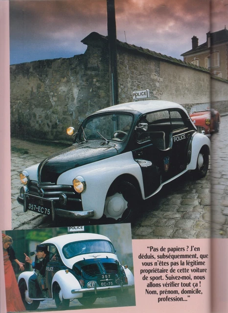 Auto Renault 4 CV Collezione Police