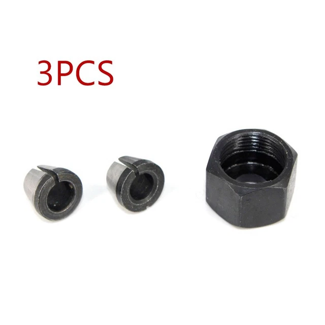 Routeur pratique durable de haute qualité découpeuse bit mandrin 1/4" 3 pièce