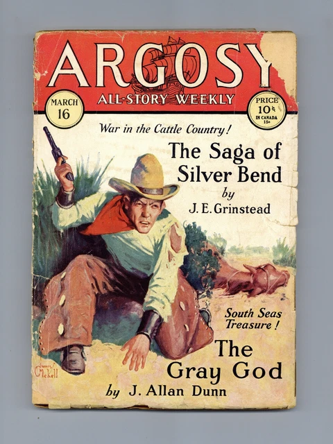 Argosy Part 3: Argosy All-Story Weekly Mar 16 1929 FR Low Grade