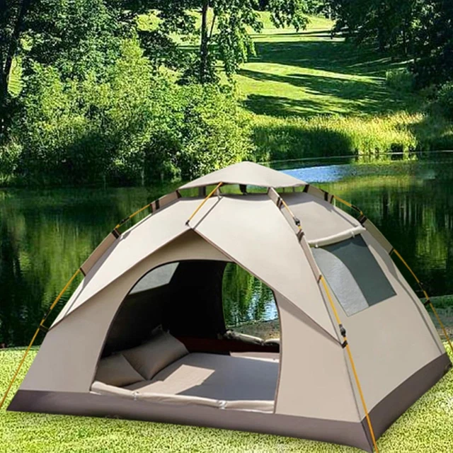 Quechua Faltzelt Pop Up Pop-Up Zelt / Wurfzelt Fr 2-3 Personen,  Wasserdicht, Trekkingzelt, 200x?x110cm, Grn