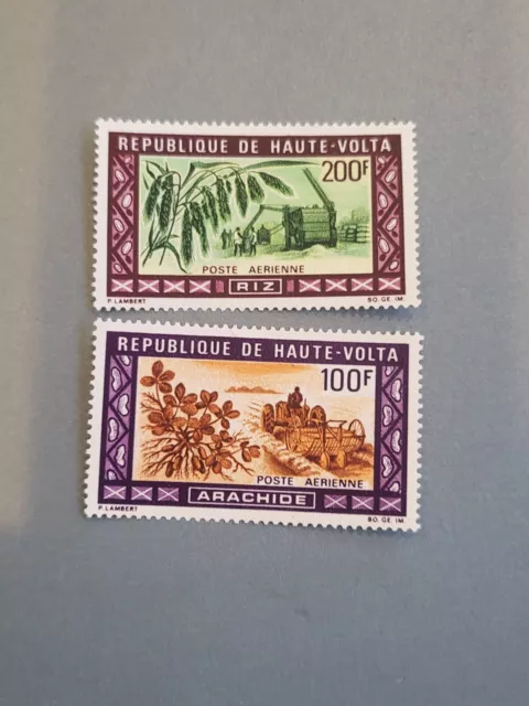 Stamps Burkina Faso Scott #C73-4 nh