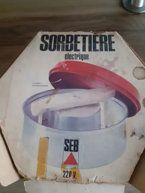 sorbetière seb Vintage Glaces Et Sorbets