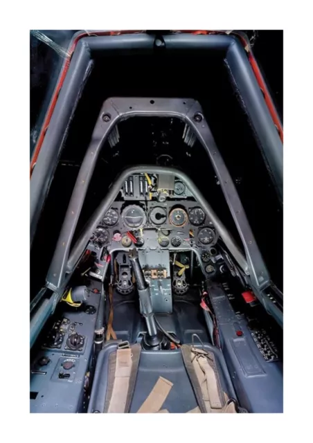 Focke-Wulf Fw 190 F cockpit A4  poster choice of frame