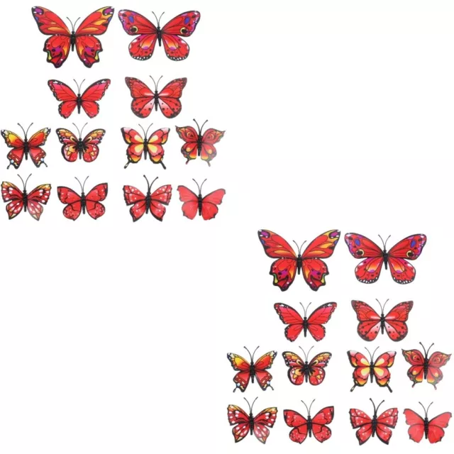 48 PCS Butterfly Wall Autocollant DIY Butfly Decor Wall 3D Butterfly Stickers