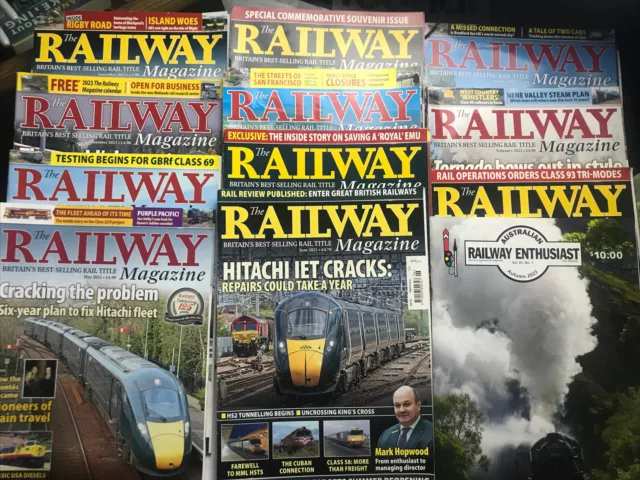 11 The Railway Magazine Britains Best Selling Rail Title & 1 Australian Railway