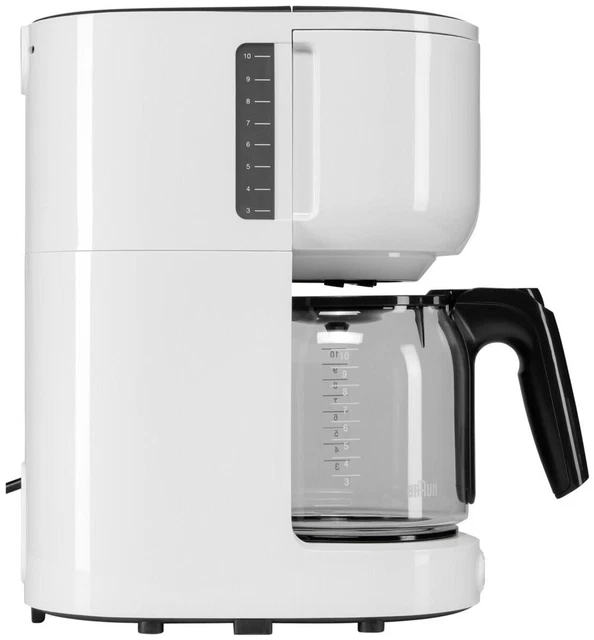 Braun KF 3120 WH PurEase Kaffeemaschine weiß (Kaffeemaschine)