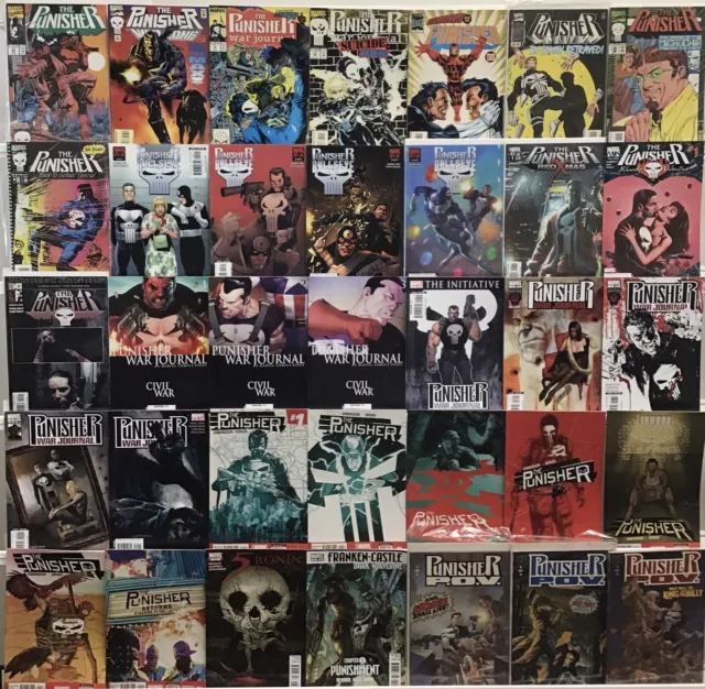 Marvel Comics - Punisher - Comic Book Lot Of 35