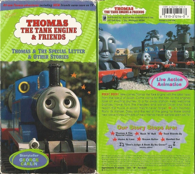 Thomas The Tank Engine Friends Special Letter Vhs Video Tape Kids Vtg