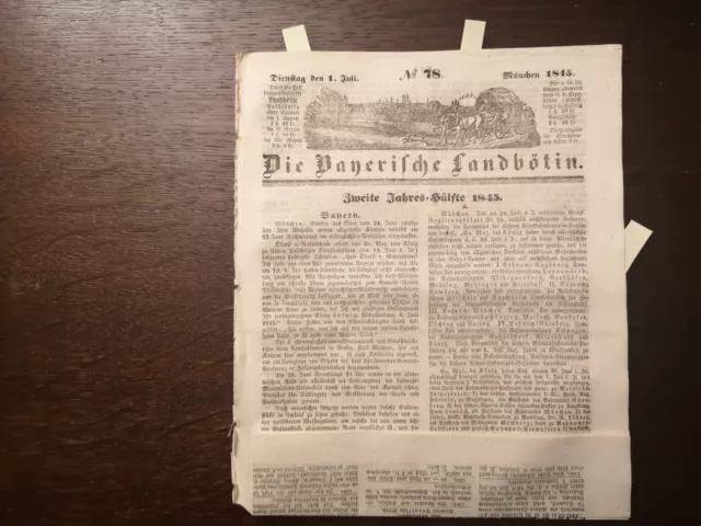 1845 Landbötin 78 Straubing Mögeldorf Thalmassing Ottobeuren