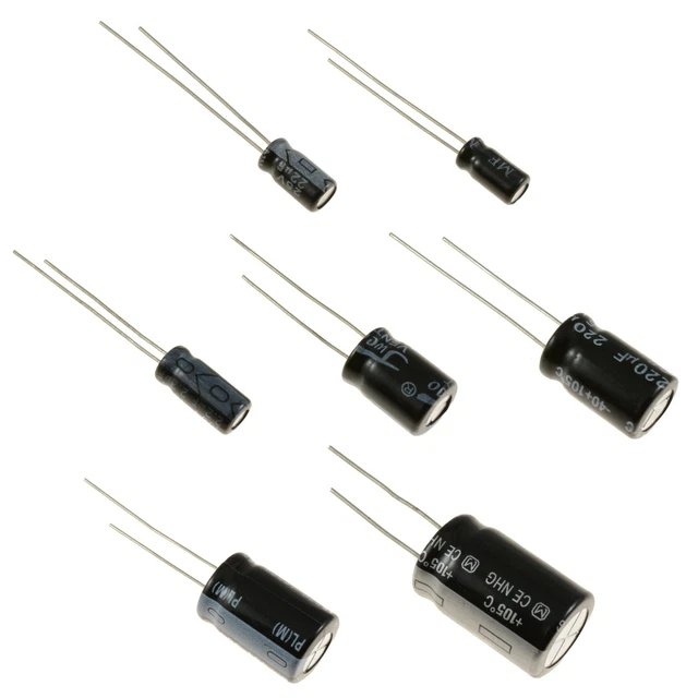 Lot De 10 Condensateurs électrolytiques 150µF 400V - Température -40 à +105°C