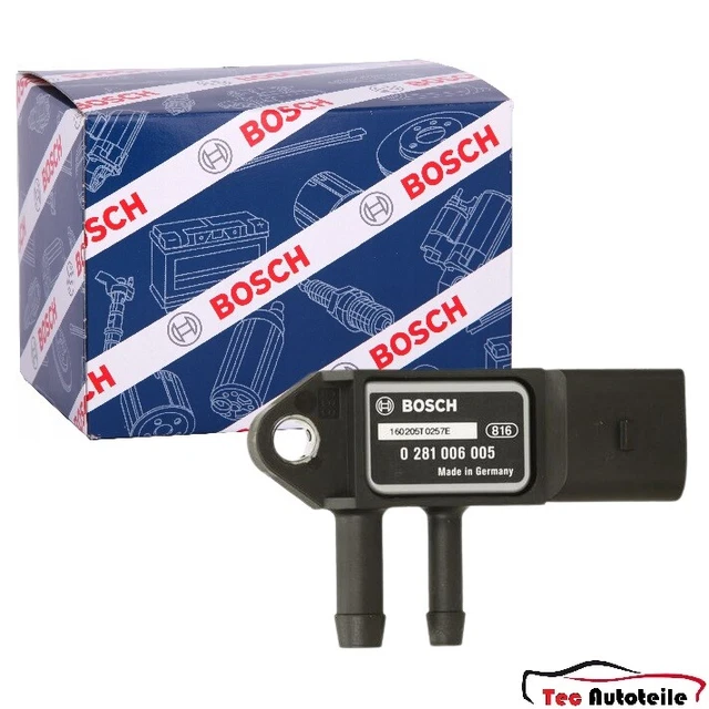 Bosch Exhaust Differential Pressure Sensor For Audi Seat Skoda VW - 0281006005 / 059906051A