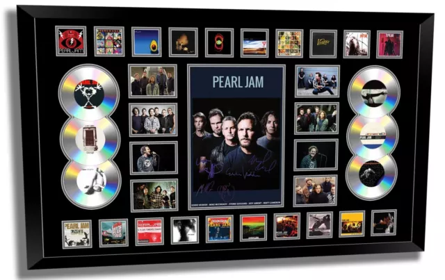 Pearl Jam Signed Limited Edition Framed Memorabilia