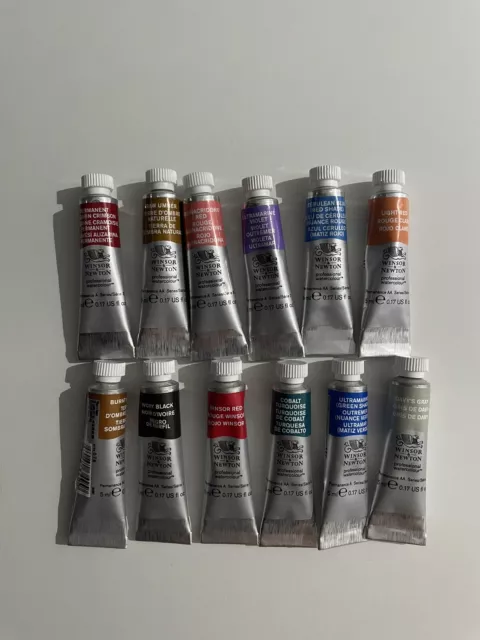 Winsor und Newton professionelle Aquarellkünstler malen 12x5ml Serie 1,2,3,4