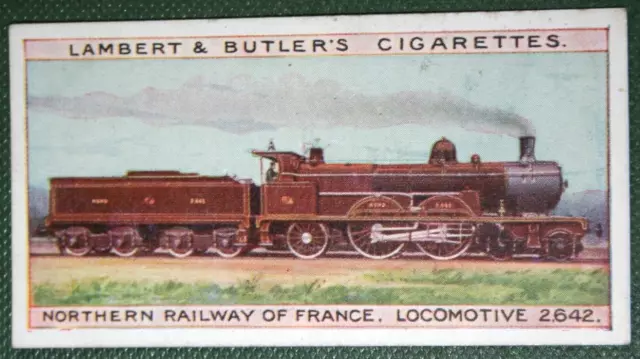 NORTHERN RAILWAY Frankreich Atlantik Dampflokomotive Vintage 1912 Karte ED03