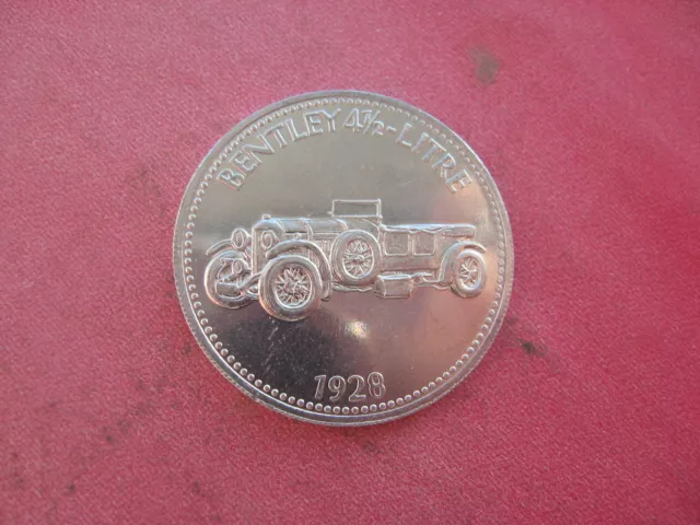 1928 Bentley 4 1/2 -Litre Motorcar Shell Token Coin